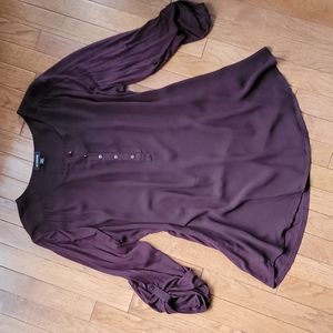 Le Chateau Blouse with Button Detail